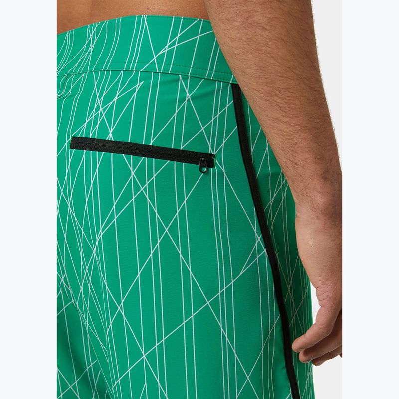 Szorty kąpielowe męskie Helly Hansen HP Curve Board 7” bright green 4