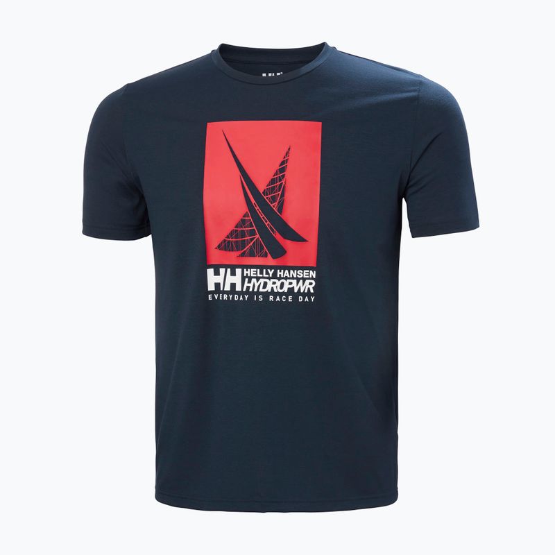 Koszulka męska Helly Hansen HP Race Graphic navy 5