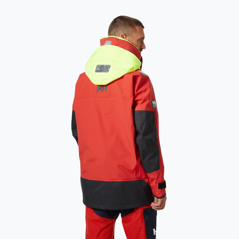 Kurtka żeglarska męska Helly Hansen Skagen Pro alert red 2