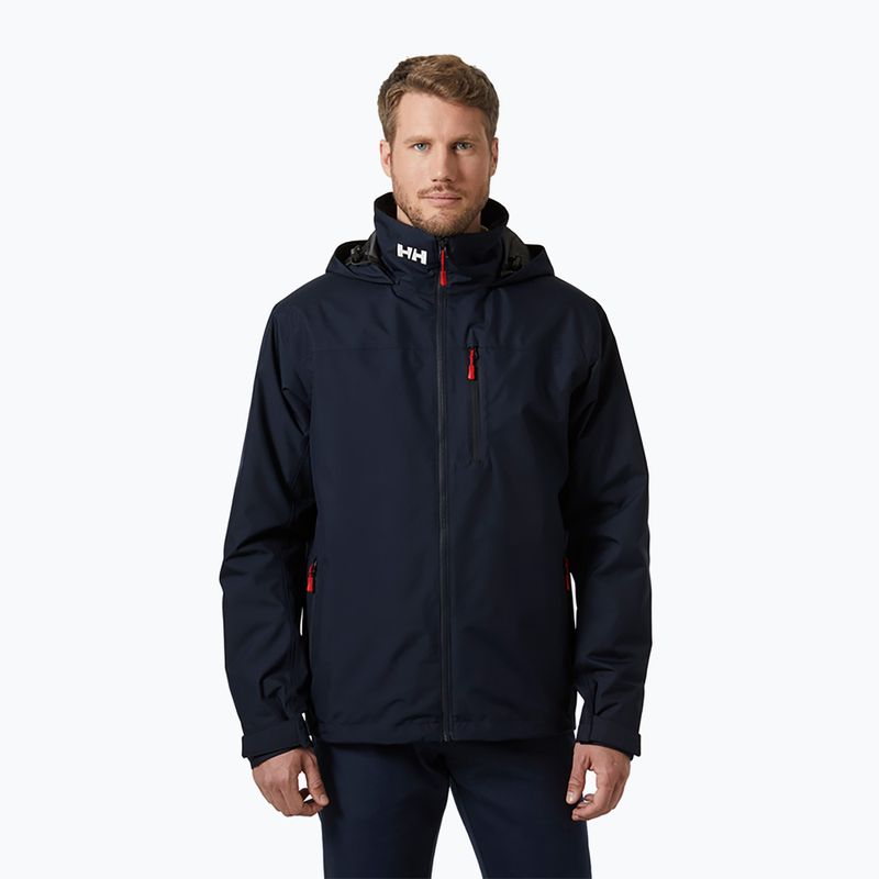 Kurtka żeglarska męska Helly Hansen Crew Hooded Midlayer 2 navy