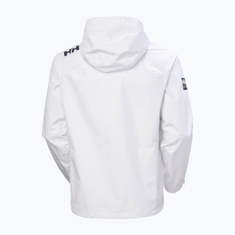 Kurtka żeglarska męska Helly Hansen Crew Hooded 2.0 white 8