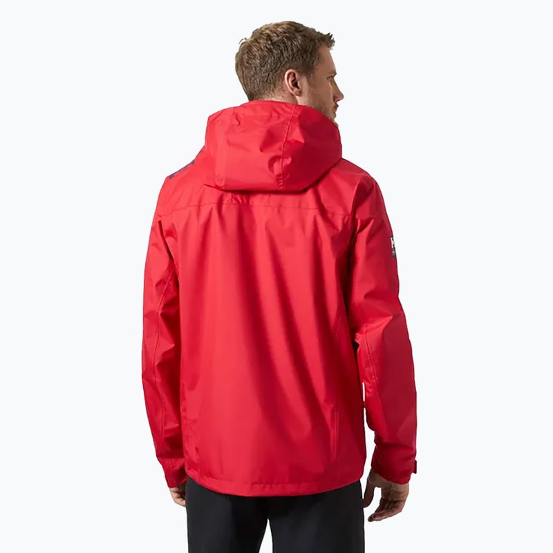 Kurtka żeglarska męska Helly Hansen Crew Hooded 2.0 red 2