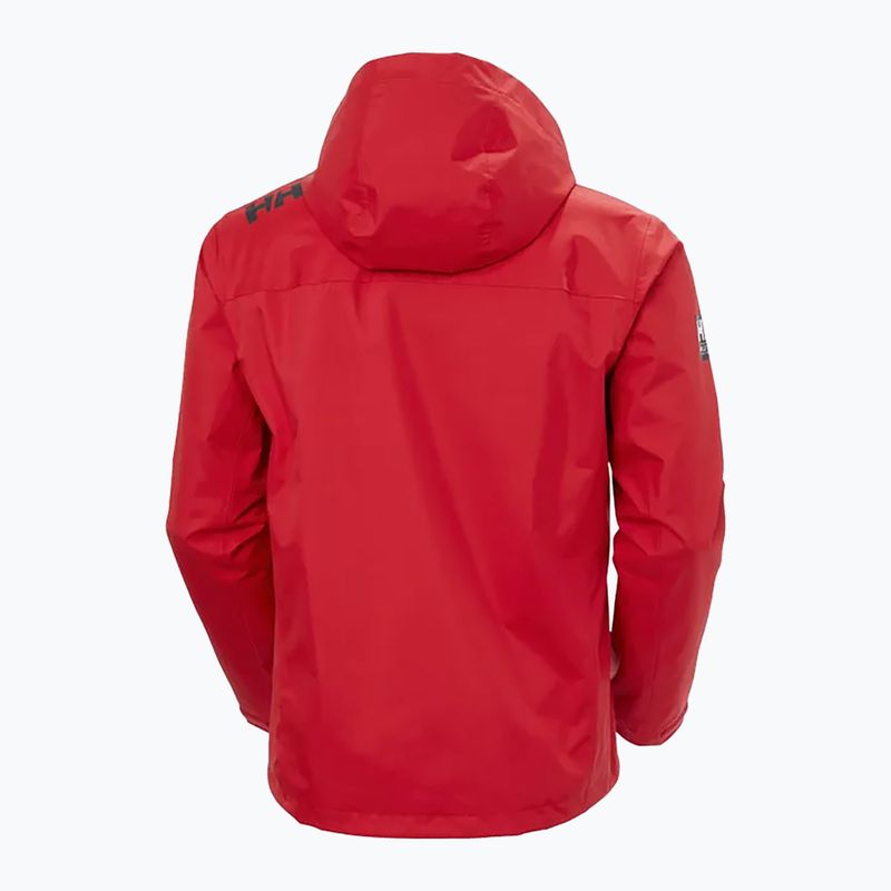 Kurtka żeglarska męska Helly Hansen Crew Hooded 2.0 red 7