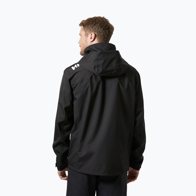 Kurtka żeglarska męska Helly Hansen Crew Hooded 2.0 black 2