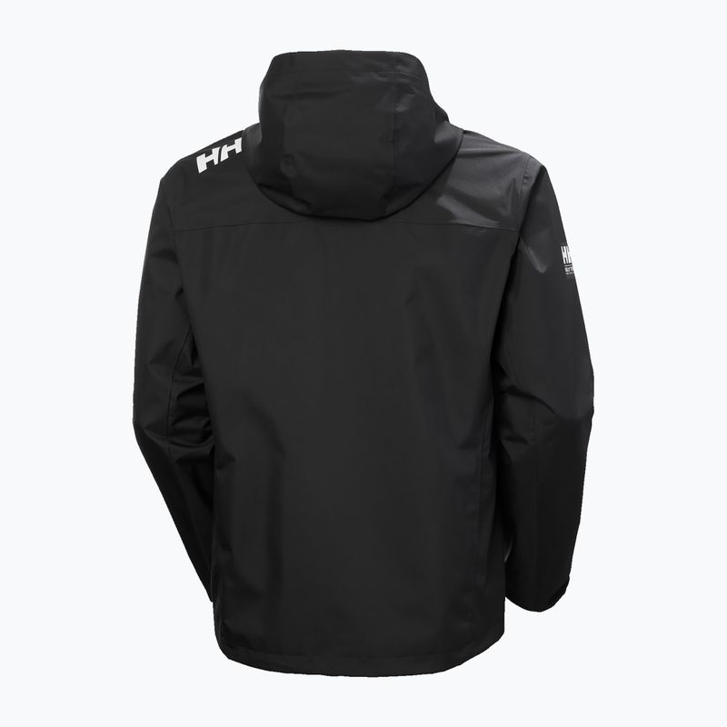 Kurtka żeglarska męska Helly Hansen Crew Hooded 2.0 black 8