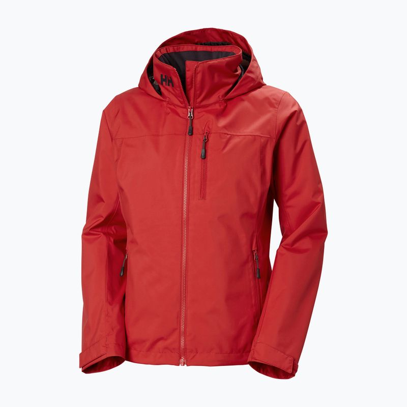 Kurtka żeglarska damska Helly Hansen Crew Hooded Midlayer 2.0 red