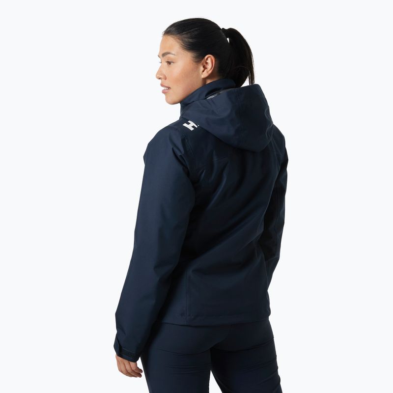 Kurtka żeglarska damska Helly Hansen Crew Hooded Midlayer 2.0 navy 2