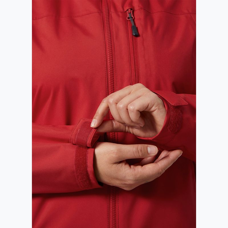 Kurtka żeglarska damska Helly Hansen Crew Hooded 2.0 red 5