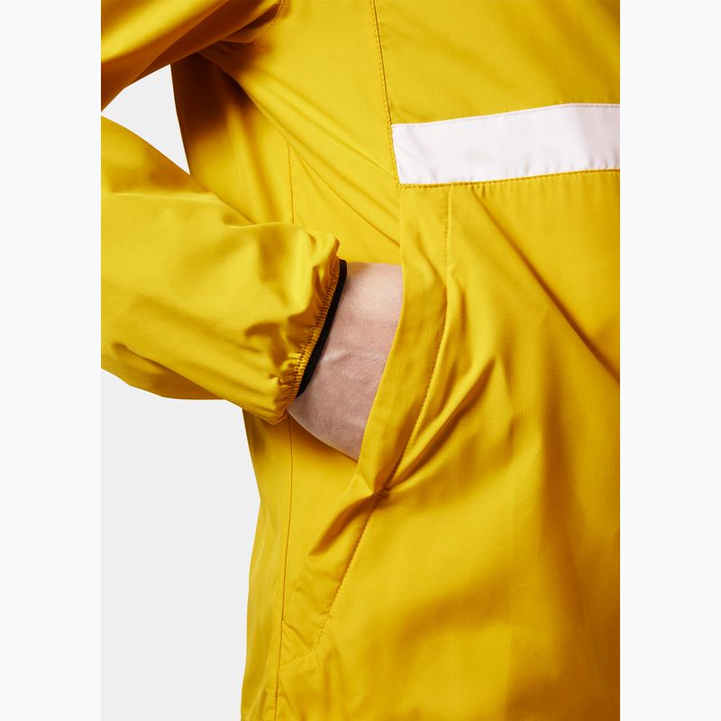 Kurtka żeglarska męska Helly Hansen Salt Striped Windbreaker gold rush 4