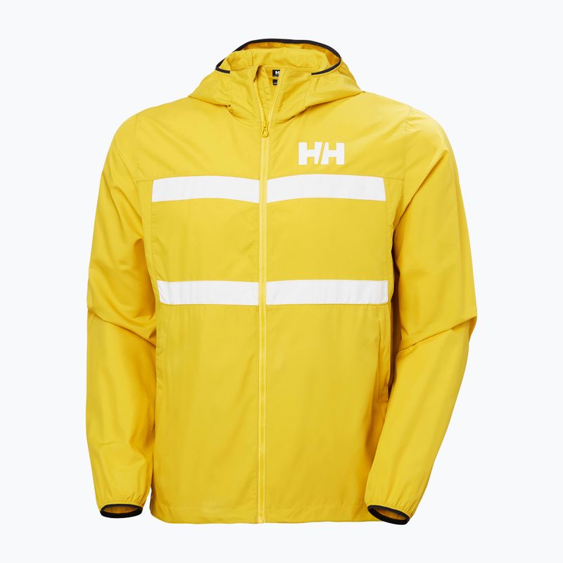 Kurtka żeglarska męska Helly Hansen Salt Striped Windbreaker gold rush 5