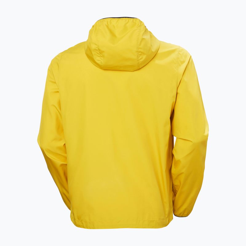 Kurtka żeglarska męska Helly Hansen Salt Striped Windbreaker gold rush 6