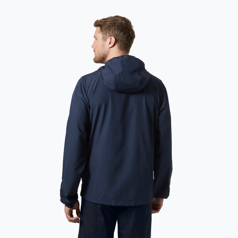 Kurtka żeglarska męska Helly Hansen Salt Striped Windbreaker navy 2