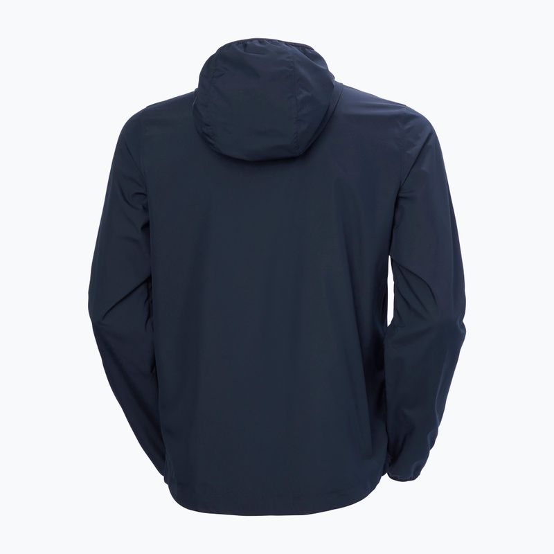 Kurtka żeglarska męska Helly Hansen Salt Striped Windbreaker navy 6