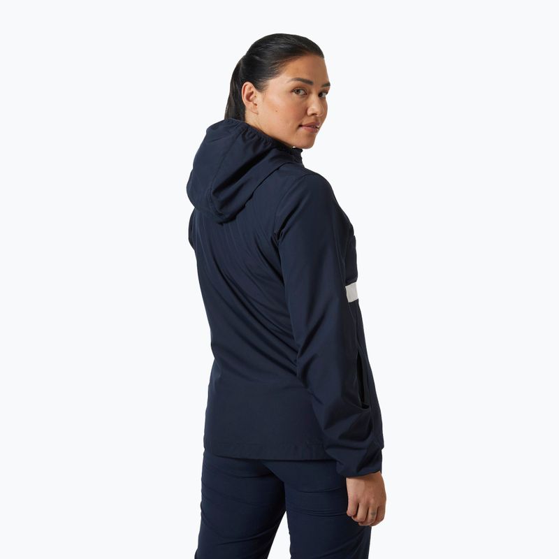 Kurtka żeglarska damska Helly Hansen Salt Stripe Windbreaker navy 2