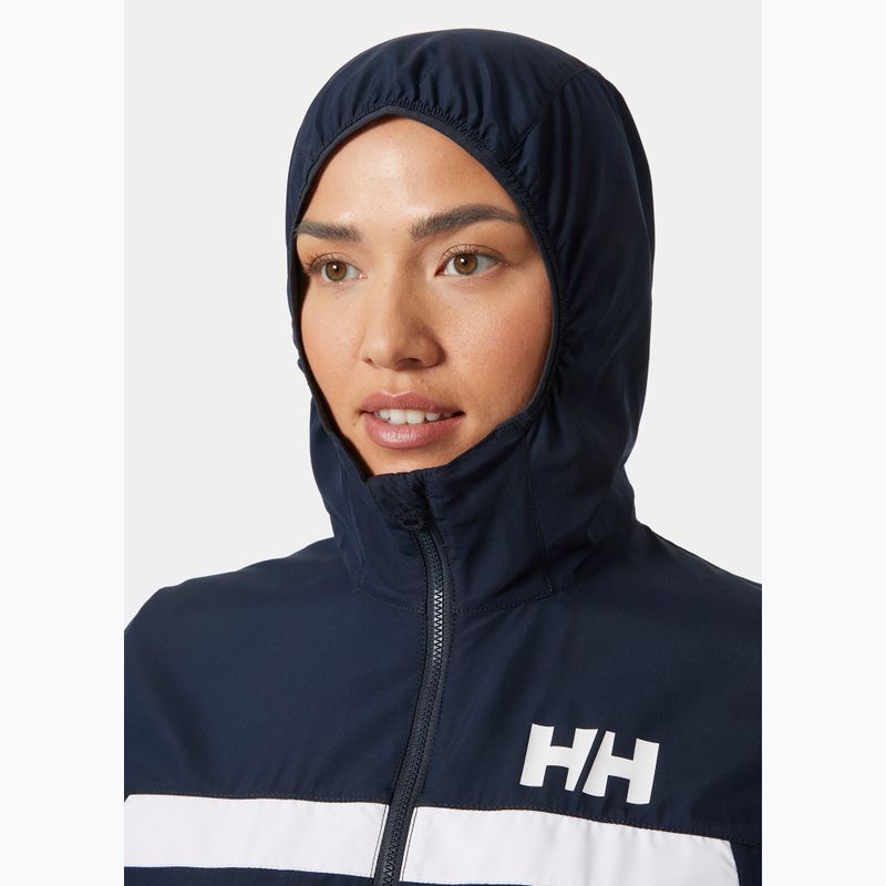 Kurtka żeglarska damska Helly Hansen Salt Stripe Windbreaker navy 3