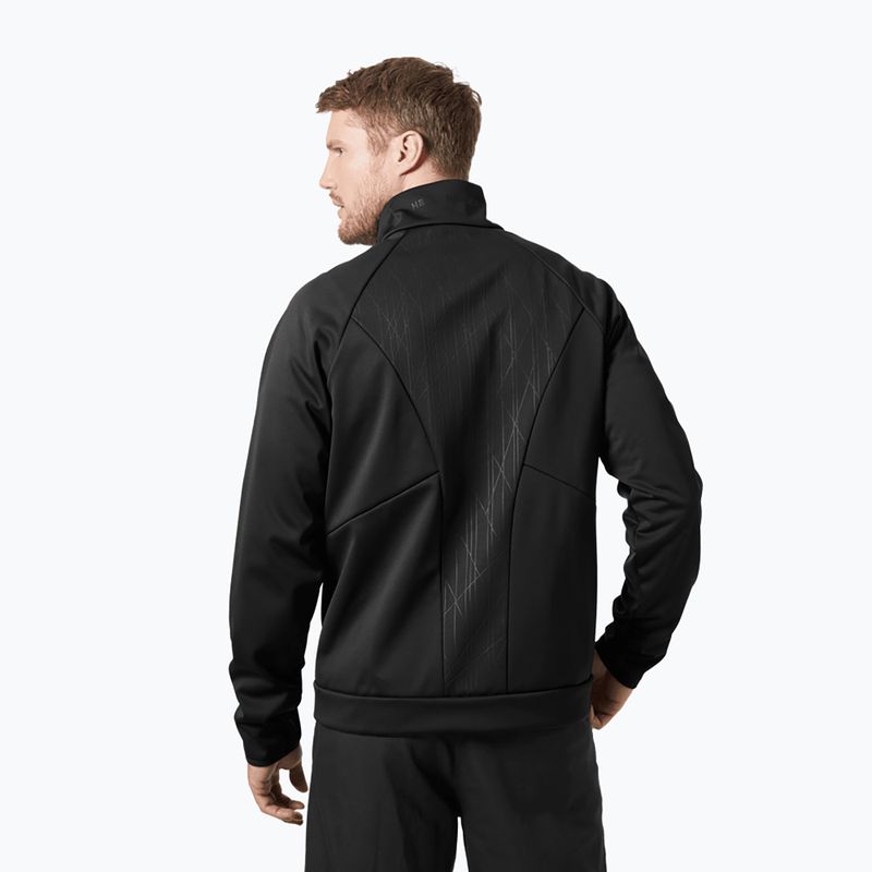 Bluza żeglarska męska Helly Hansen Hp Windproof Fleece 2.0 ebony 2