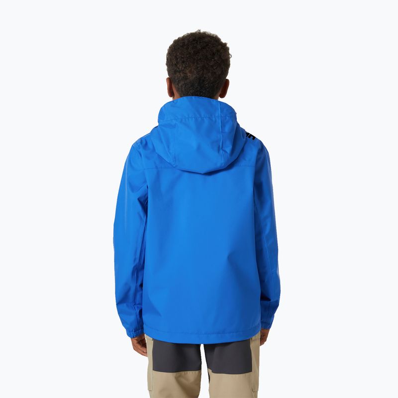 Kurtka żeglarska dziecięca Helly Hansen Crew Hooded JR cobalt 2.0 2