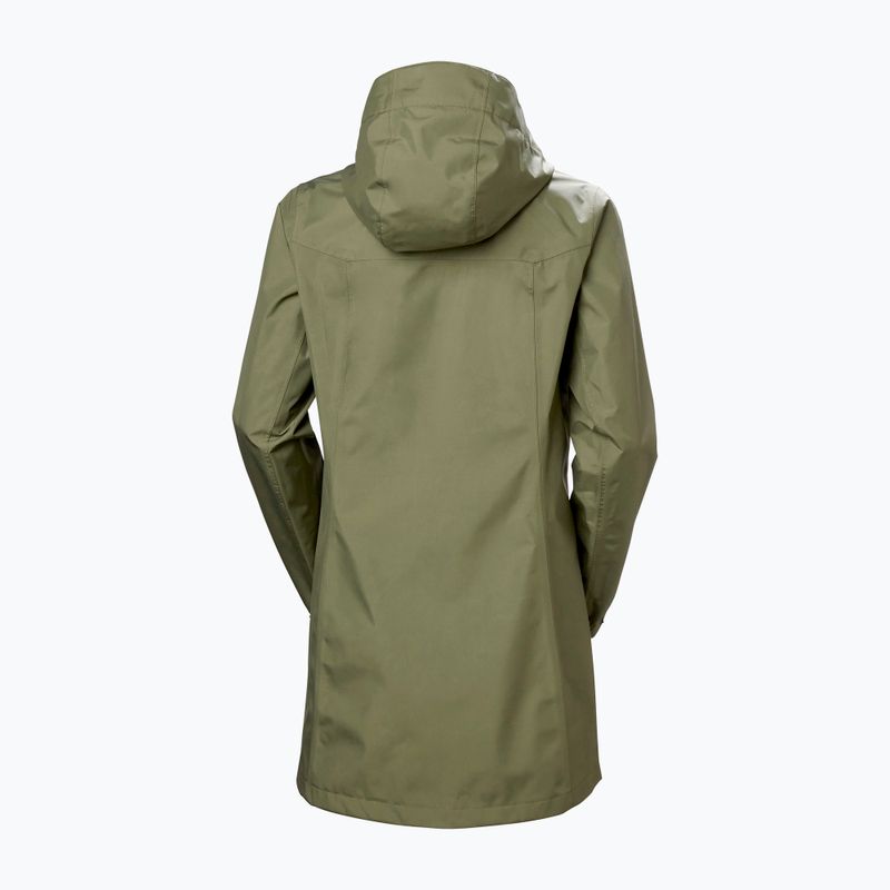 Płaszcz przeciwdeszczowy damski Helly Hansen Aden Long Coat lav green 8