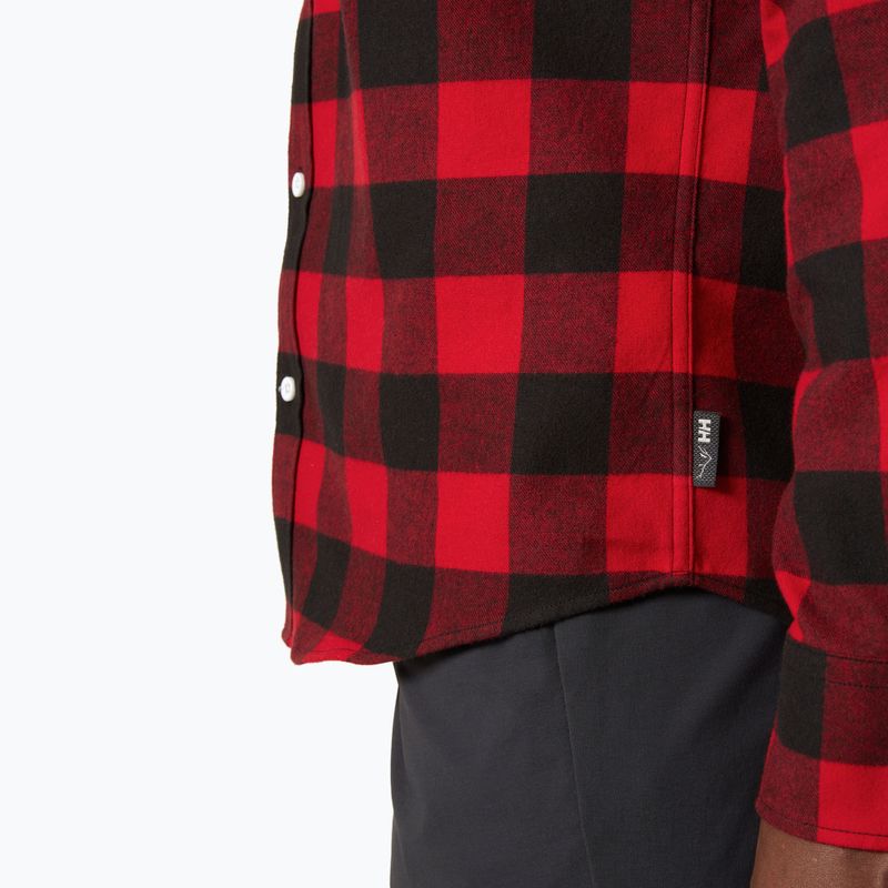 Koszula męska Helly Hansen Lokka Organic Flannel red buffalo check 4