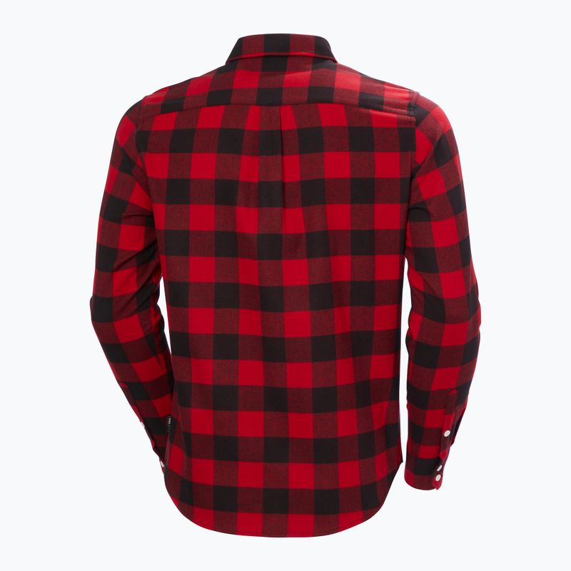 Koszula męska Helly Hansen Lokka Organic Flannel red buffalo check 6