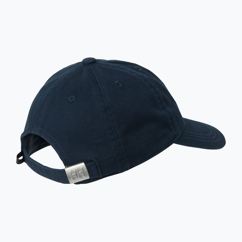 Czapka z daszkiem dziecięca Helly Hansen Logo Jr navy 2