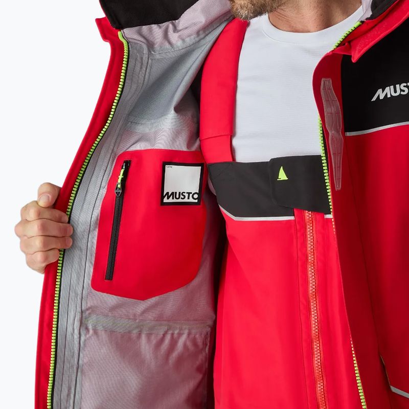 Kurtka żeglarska męska Musto BR3 Pertex Offshore true red 6