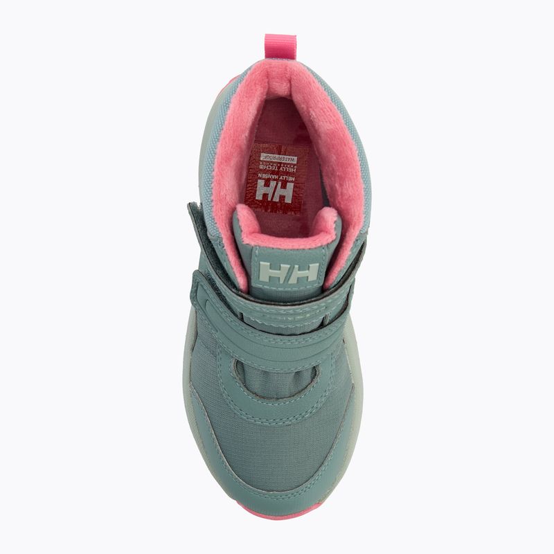 Śniegowce dziecięce Helly Hansen Jk Bowstring Boot HellyTech cactus/green mist 5