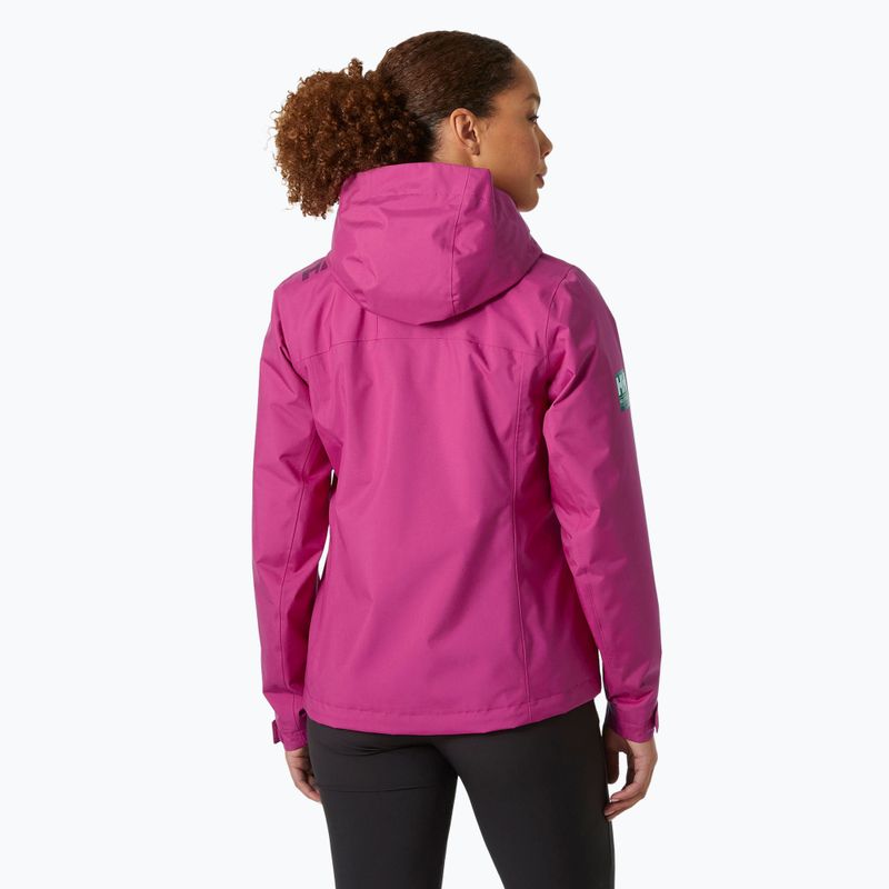 Kurtka żeglarska damska Helly Hansen Crew Hooded Midlayer 2.0 magenta 2.0 2