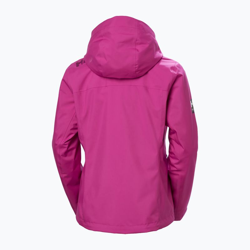 Kurtka żeglarska damska Helly Hansen Crew Hooded Midlayer 2.0 magenta 2.0 8