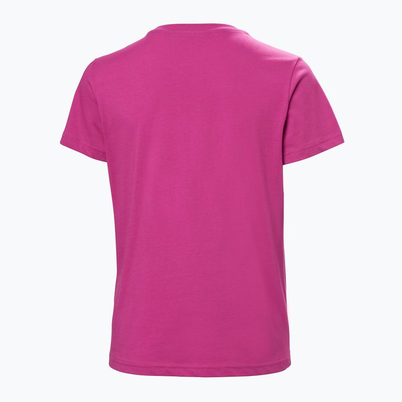 Koszulka damska Helly Hansen Logo 2.0 magenta 2.0 5