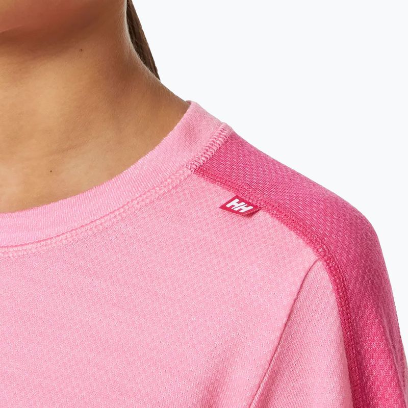 Komplet bielizny termoaktywnej dziecięcej Helly Hansen JR Lifa Merino Midweight sugar pink 3