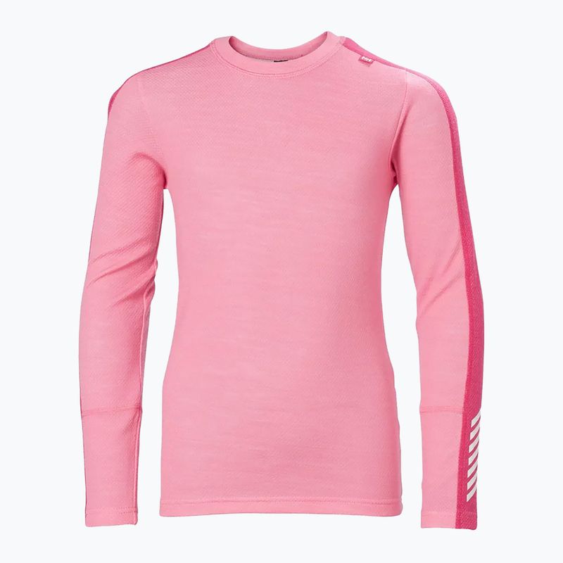 Komplet bielizny termoaktywnej dziecięcej Helly Hansen JR Lifa Merino Midweight sugar pink 5