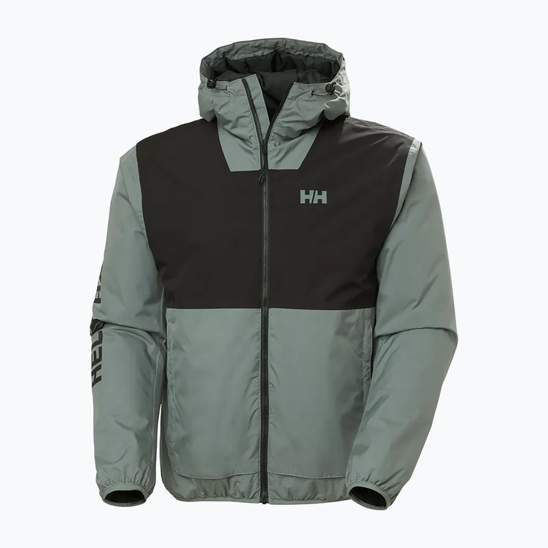 Kurtka przeciwdeszczowa męska Helly Hansen Ervik Ins Rain grey cactus 5