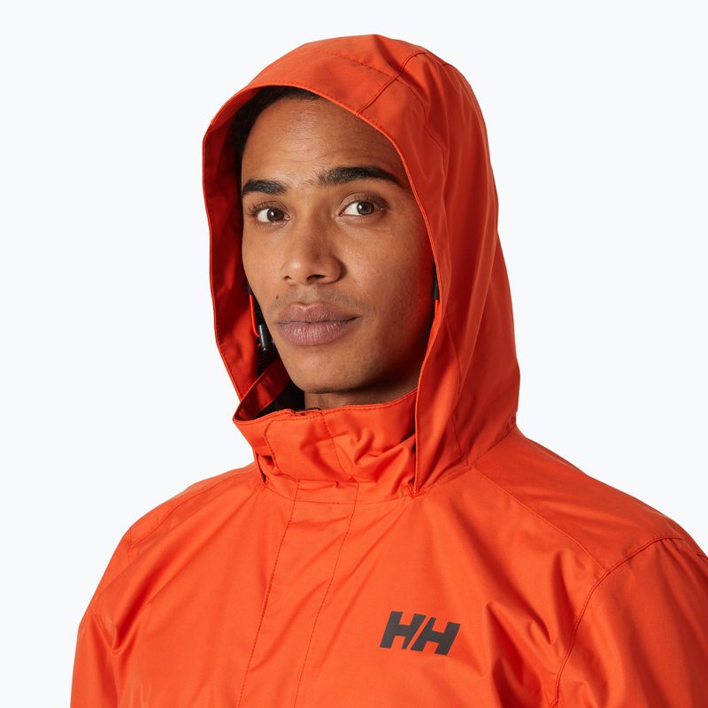 Kurtka przeciwdeszczowa męska Helly Hansen Dubliner patrol orange 3