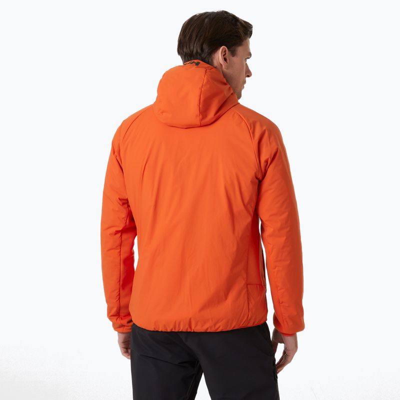 Kurtka hybrydowa męska Helly Hansen Odin Lightweight Stretch Hooded Insulator 2.0 patrol orange 2
