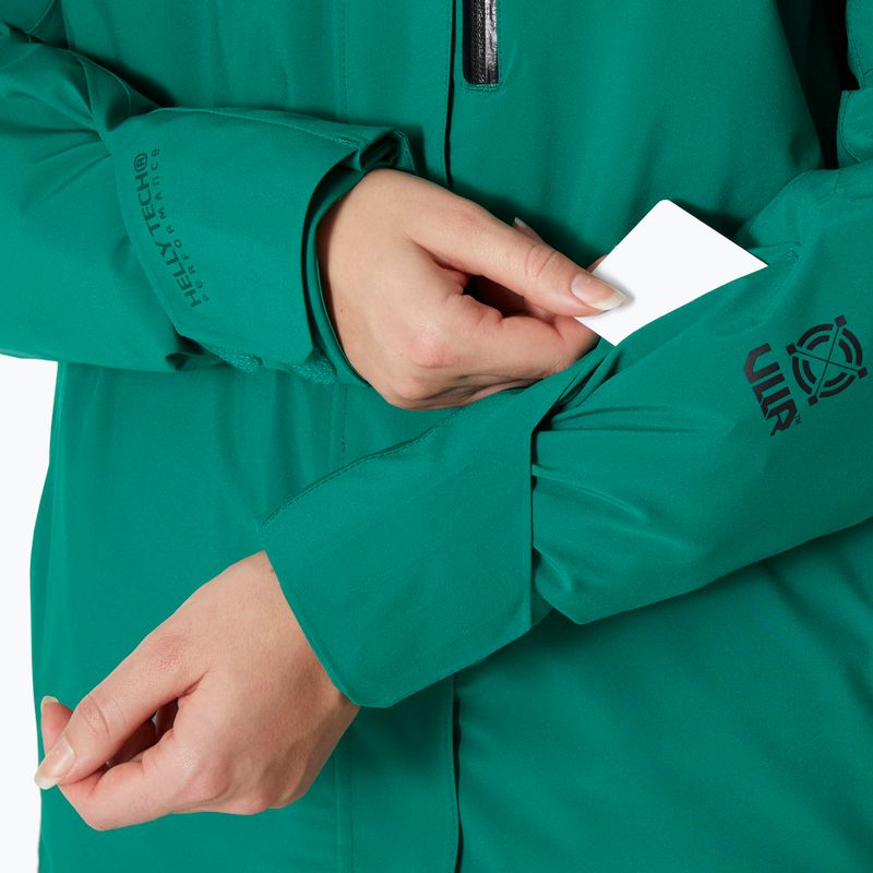 Kurtka narciarska damska Helly Hansen Powshot emerald 4