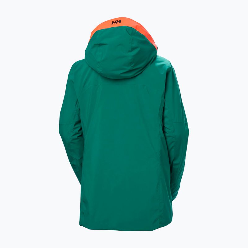 Kurtka narciarska damska Helly Hansen Powshot emerald 10
