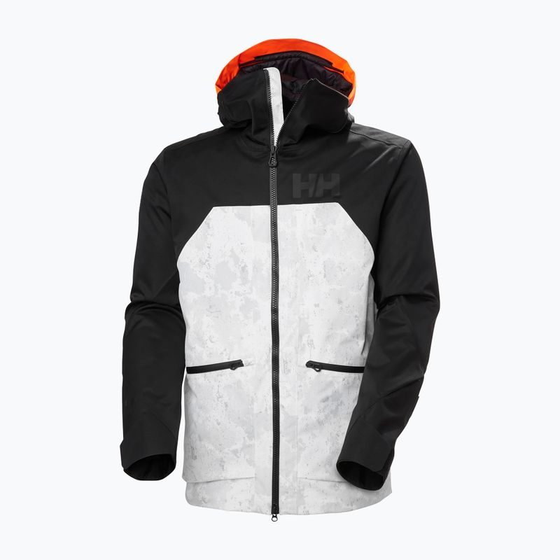 Kurtka narciarska męska Helly Hansen Straightline Lifaloft 2.0 grey fog snow camo aop 9