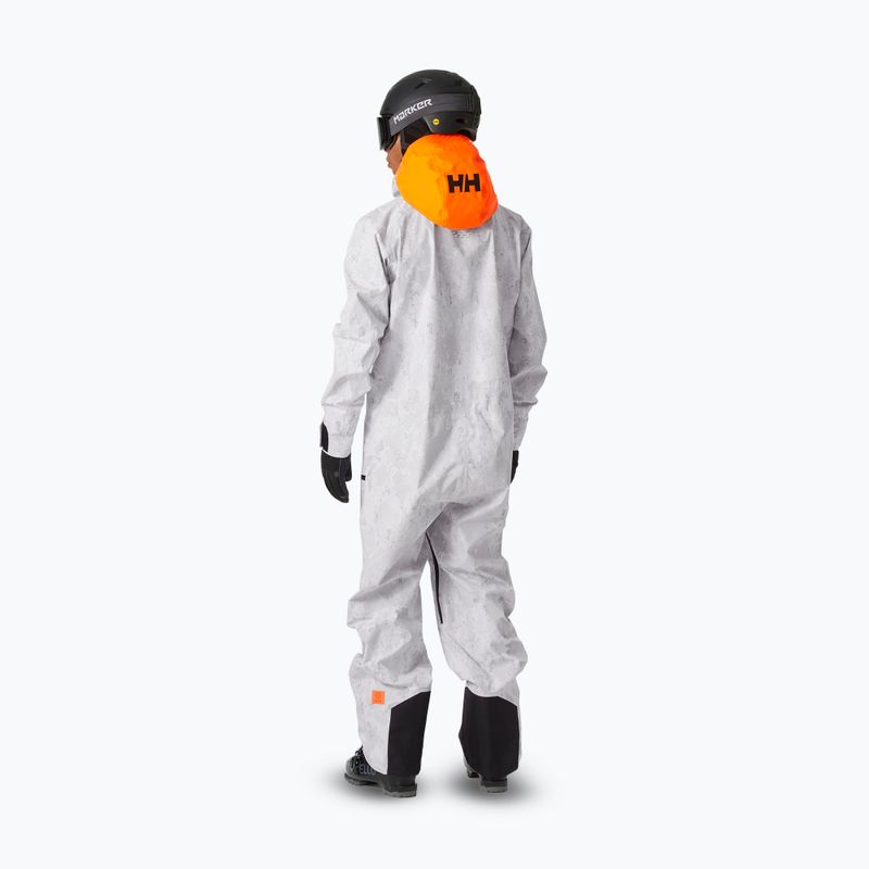 Kombinezon narciarski męski Helly Hansen Chugach Infinity Printed grey fog snow camo aop 2