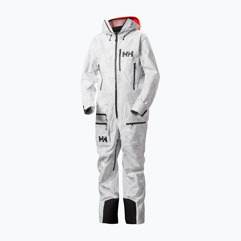 Kombinezon narciarski męski Helly Hansen Chugach Infinity Printed grey fog snow camo aop 10