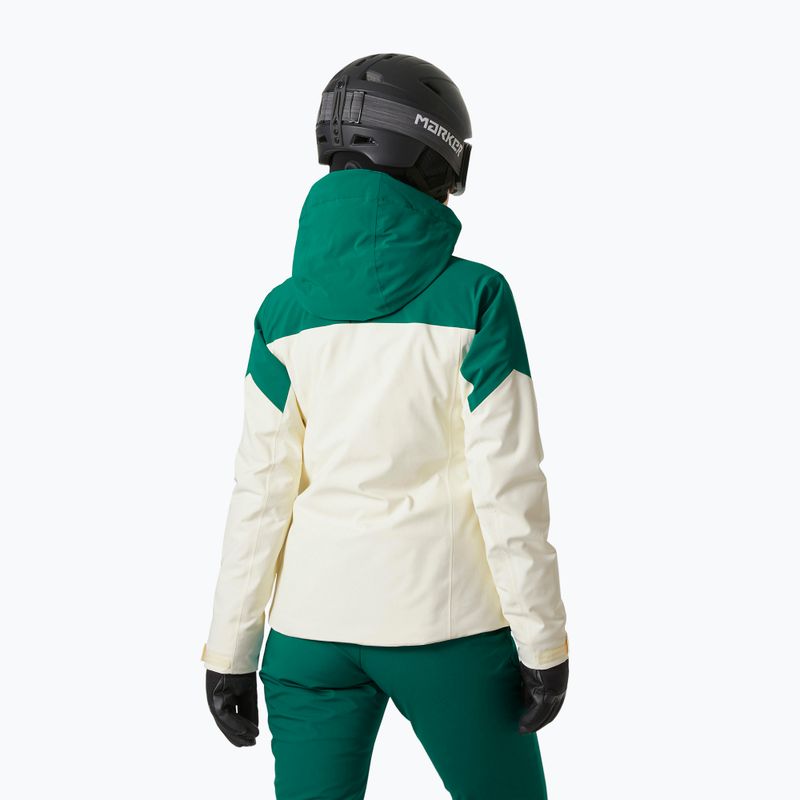 Kurtka narciarska damska Helly Hansen Alphelia emerald snow 2