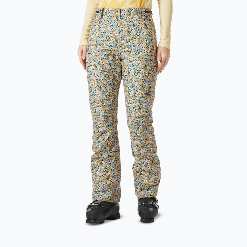 Spodnie narciarskie damskie Helly Hansen St. Moritz Insulated 2.0 sand floral aop