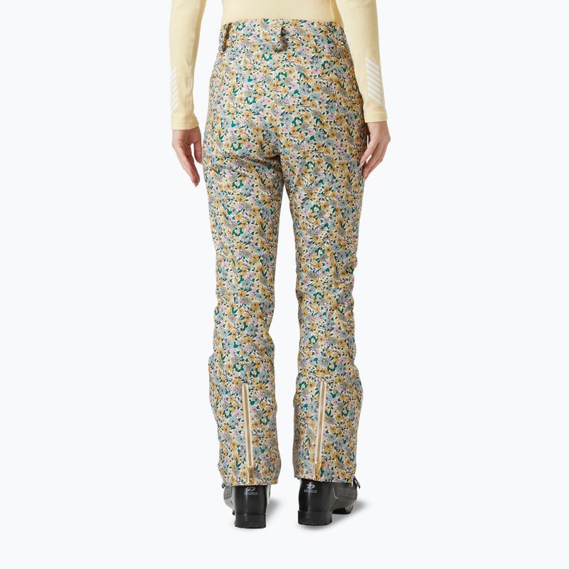 Spodnie narciarskie damskie Helly Hansen St. Moritz Insulated 2.0 sand floral aop 2