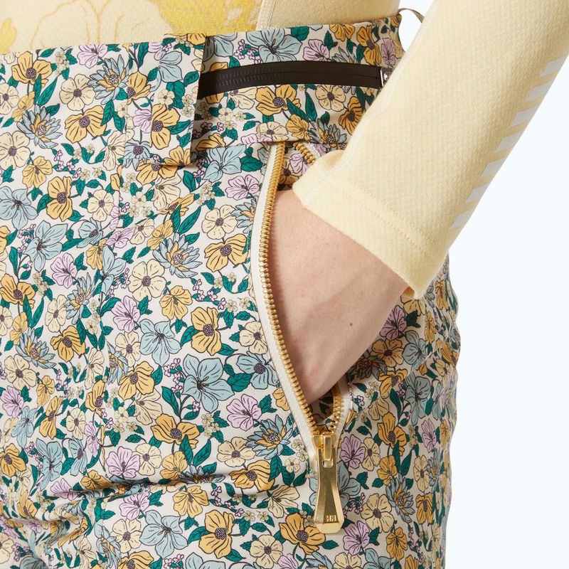 Spodnie narciarskie damskie Helly Hansen St. Moritz Insulated 2.0 sand floral aop 3