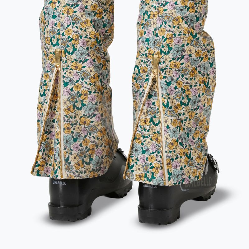 Spodnie narciarskie damskie Helly Hansen St. Moritz Insulated 2.0 sand floral aop 4
