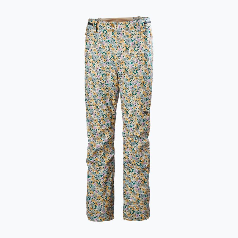Spodnie narciarskie damskie Helly Hansen St. Moritz Insulated 2.0 sand floral aop 5