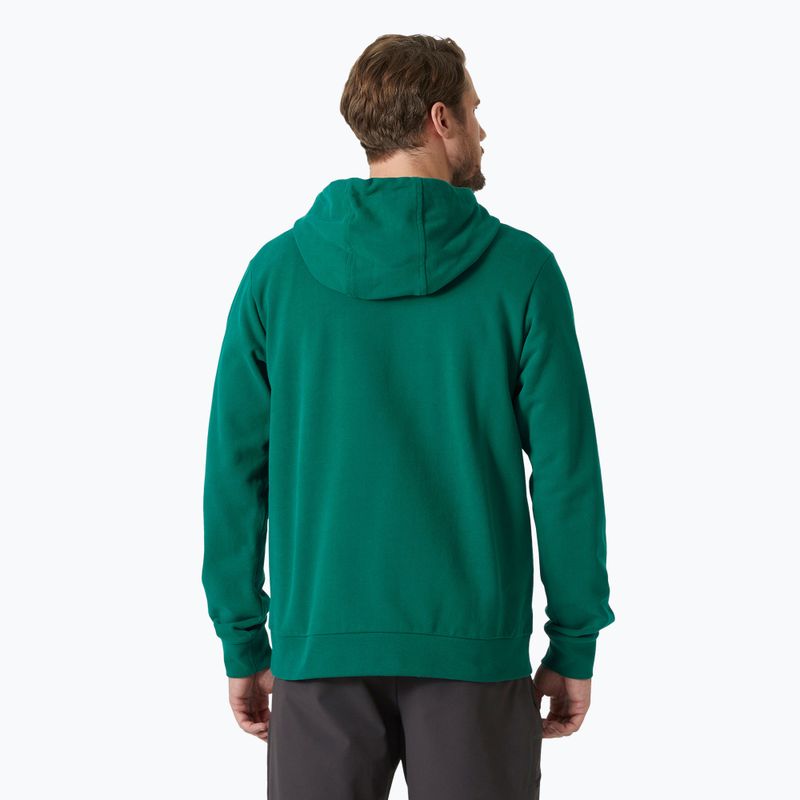 Bluza męska Helly Hansen HH Logo Hoodie 2.0 emerald 2