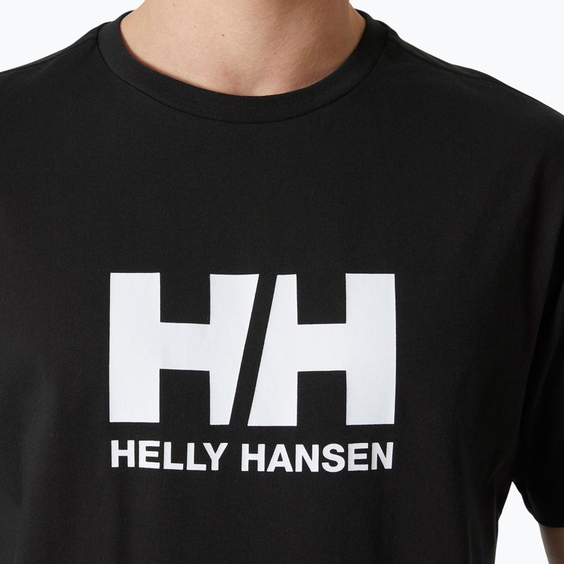 Koszulka męska Helly Hansen Logo 2.0 black 3