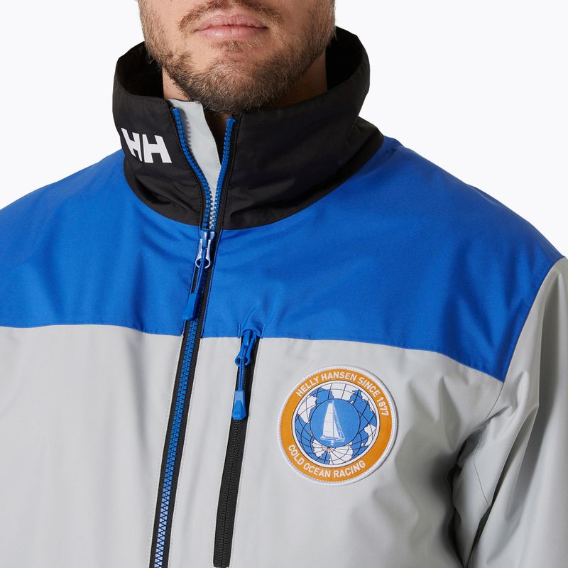 Kurtka żeglarska męska Helly Hansen Arctic Ocean Crew Midlayer grey fog 3