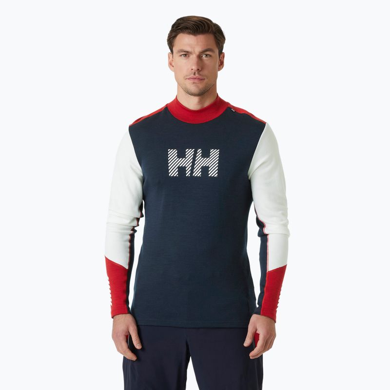 Bluza termoaktywna męska Helly Hansen Lifa Merino Midw Logo off white